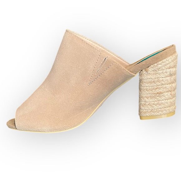 10-017 Sbicca Suede Block Espadrille Sandals - Picture 5 of 13